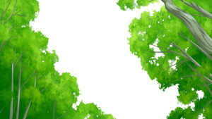 Saiでイラスト 背景の 森 の簡単な描き方